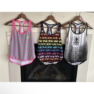 Smashfest Queen Activewear Tops BUNDLE Women XS Cycling outdoor colorful